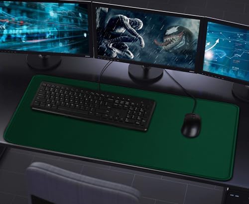 Gaming Mouse Pad with Stitched Edges, Durable Non-Slip Natural Rubber Base