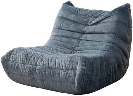 Hobestluk Small Bean Bag Chair Fireside Floor Chair BeanBag Couch Togo Sofa
