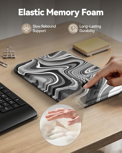TECKNET Ergonomic Mouse Pad with Wrist Rest, All-Day Comfort & Pain Relief