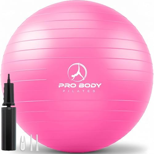 ProBody Pilates Yoga Ball - Gym Grade Exercise Ball