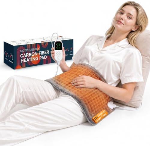 158℉ High-Heat 15s Heating Pad for Back/Neck/Shoulder Pain