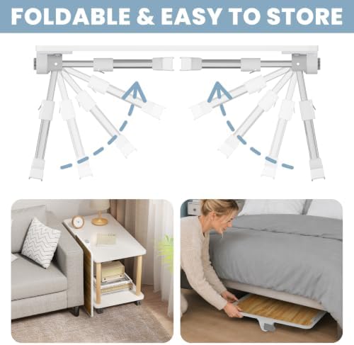 Adjustable Lap Desk, Foldable Laptop Desk for Bed, X-Large Lap Table