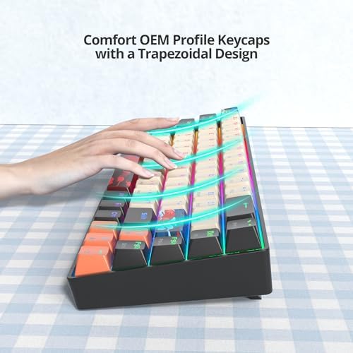 Owpkeenthy 60% Wired Mechanical Keyboard