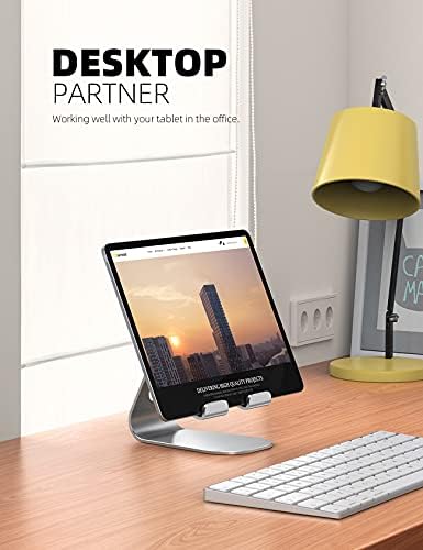 Lamicall iPad Stand Adjustable Tablet Holder, Sturdy Aluminum, Multi-Angle