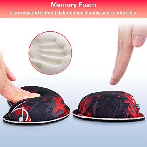 Mouse Wrist Rest, Canjoy 2 Pack Wrist Rest for Mouse Memory Foam Wrist Pad