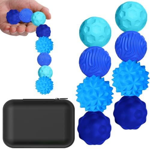 BUSOHA Silicone Magnetic Fidget Balls - 8 Pack Fidget Toys for Adult
