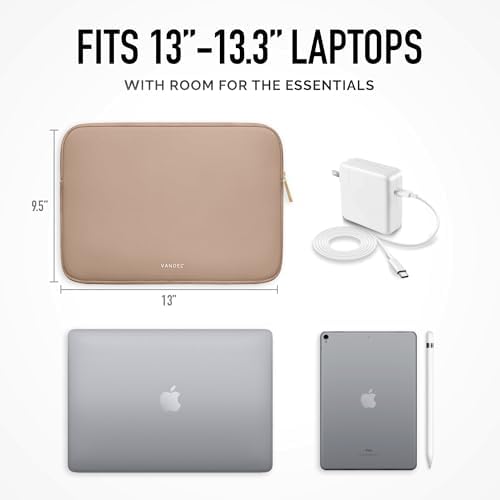 Vandel Slim 13-13.3 inch Laptop Sleeve for MacBook Air 13, Mac Pro 13 Inch