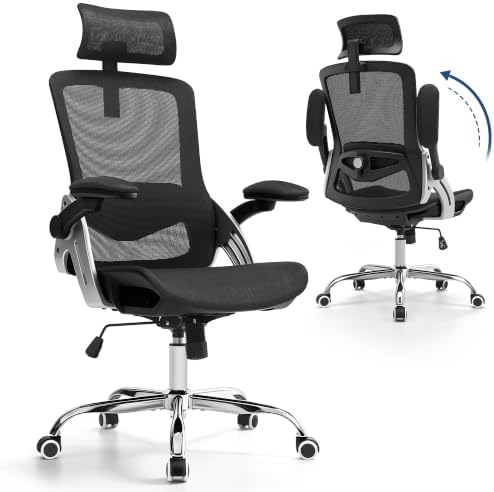 Fizzin Office Chair Mesh Desk Chair with 3D Armrests Computer Chair
