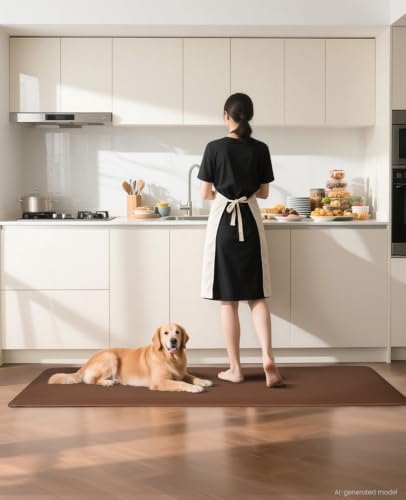 Ophanie Kitchen Mats for Floor,3/4 inch Thick,20x60 Anti Fatigue Cushioned Mat,Kitchen Rugs,Waterproof,Comfort Ergonomic Standing Mat for Office,Home,Sink with 99+ Pairs of Anti-Slip Bottom Ridges