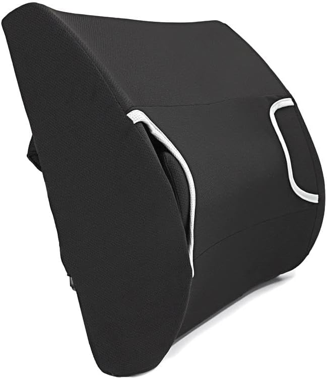 Vaunn Medical Seat Cushion, Lumbar Back Support Pillow for Office Chair with Removable Firm Insert (Without Gel Pad)