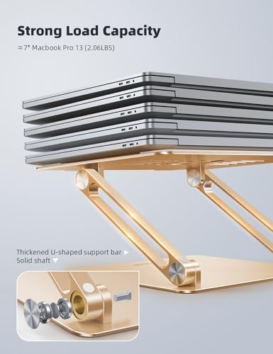 Lamicall Adjustable Laptop Stand for Desk for MacBook Air Pro HP 10-17.3''