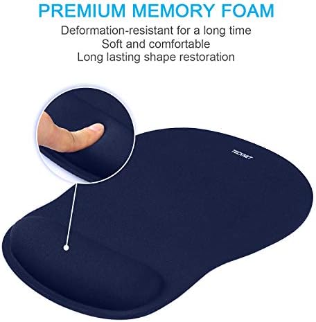 TECKNET Ergonomic Mouse Pad with Wrist Support
