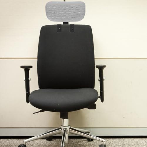 Computer Chair Headrest Attachment Adjustable Black for Office Work