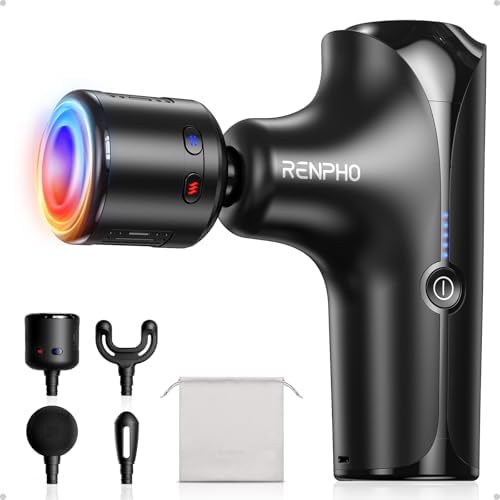 RENPHO Mini Thermacool Massage Gun with Heat and Cold, Pocket-Sized, Small