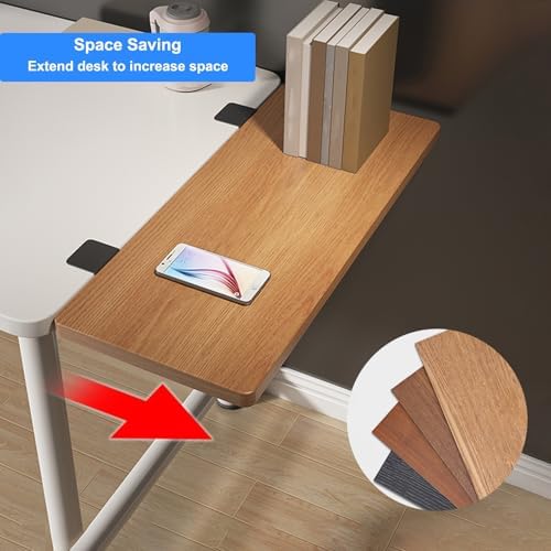 Desk Extender Tray, Clamp-on Kitchen Table Extender Extension Baffle, Ergonomic Desk Extender, Computer Armrest Table Stand, Countertop Gap Rack Suitable for Home Office Desktop Extension
