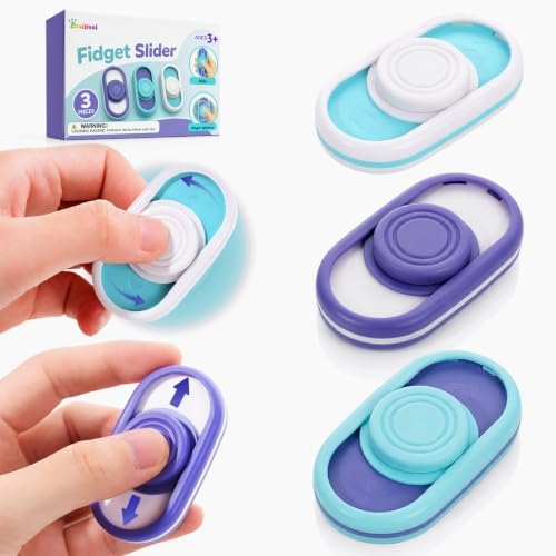 Fidget Sensory Toys for Adults: 3Pcs Magnetic Fidget Clicker Toy for Office