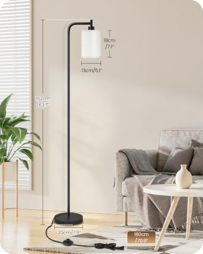 Dimmable Floor Lamp for Living Room with Remote & 10W Bulb