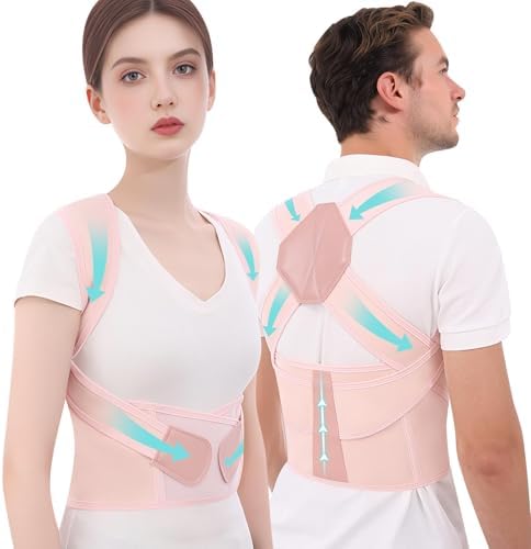 Posture Corrector for Men Women Back Brace Full Back Support Strap