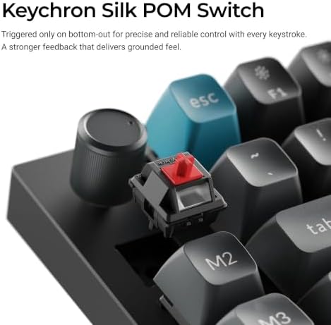 Keychron Q11 Ultra 8K 75% Wireless Custom Split Mechanical Keyboard, Black