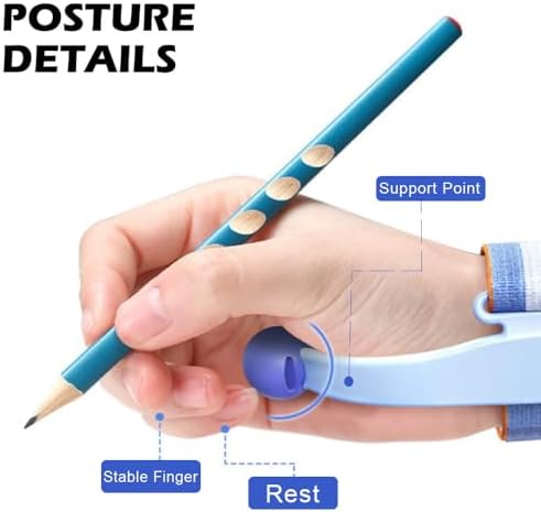 Pencil Grips for Kids Handwriting Anti-Hook Wrist Corrector