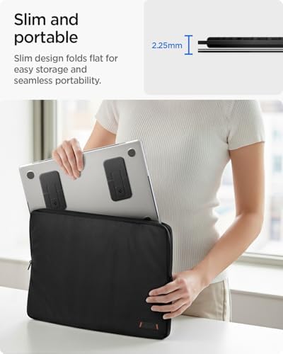 Spigen Slim Fold Adhesive Laptop Stand 2 Piece Foldable Portable