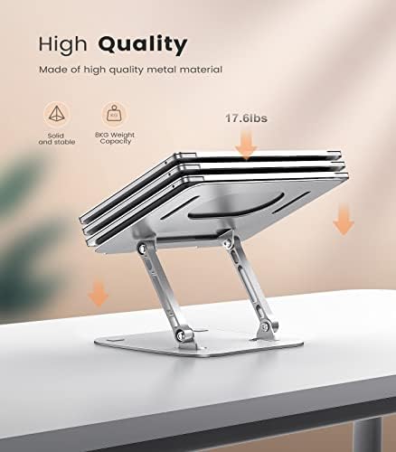 JOIOT Adjustable Aluminum Laptop Stand, Ergonomic Riser for 11-16" Laptops