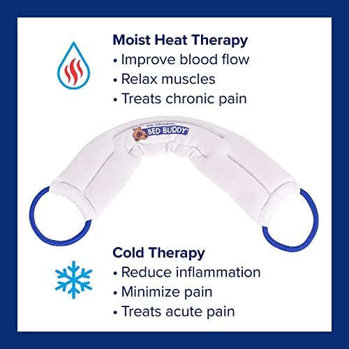 Bed Buddy Neck Warmer Microwave Heating Pad, Heating Pad for Neck & Cramps, Sore Muscles - (Pack of 2)