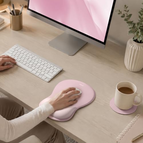 MOSISO Wrist Rest Mouse Pad Set, Ergonomic Mousepad with Wrist Support