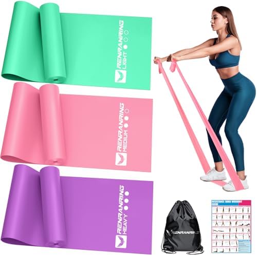 Resistance Bands Set, Exercise Bands for Physical Therapy, Pilates, Yoga