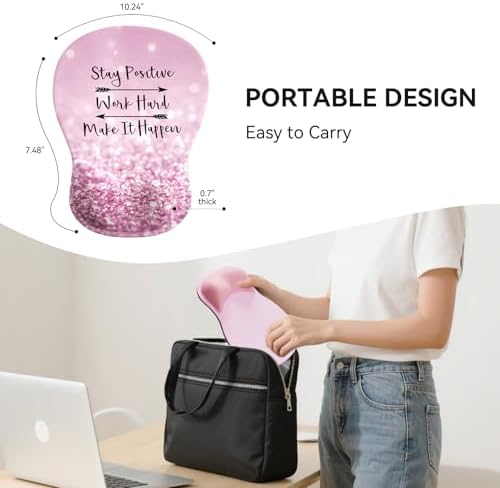 Ergonomic Mouse Pad with Wrist Rest Cute Mousepad Wrist Support