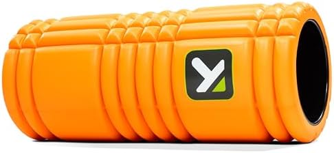 TRIGGERPOINT Performance Therapy Grid Foam Roller with Free Online Instructional Videos, Original (13-inch), Orange