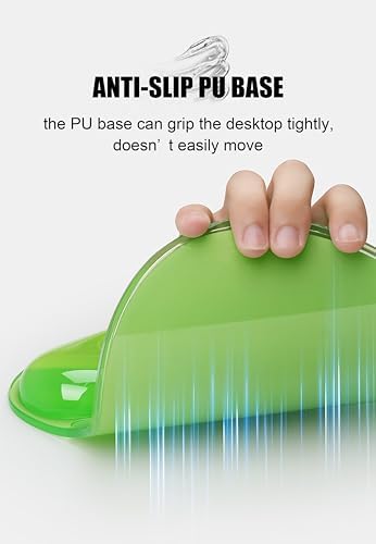 Gel Wrist Rest for Mouse,Ergonomic Mousepad with Clear Cushioned Palm Rest,Gel Mouse Pad with Wrist Support,Small Desk Mat,Office Desk Work Accessories for Women,Carpal Tunnel Relief (B-Black)