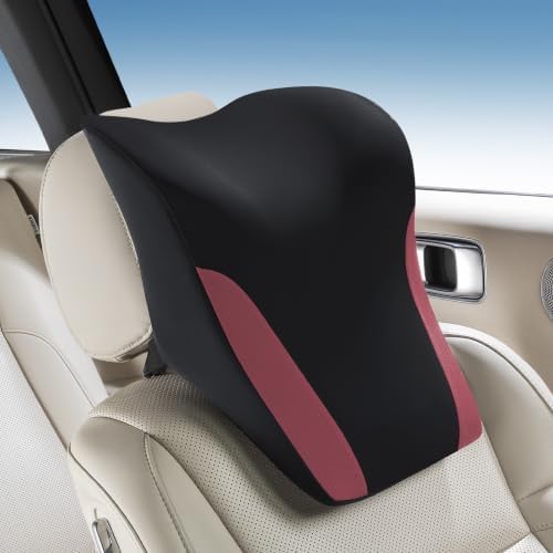 BABUR Car Neck Pillow, Headrest Pillow with Adjustable Strap for Driving