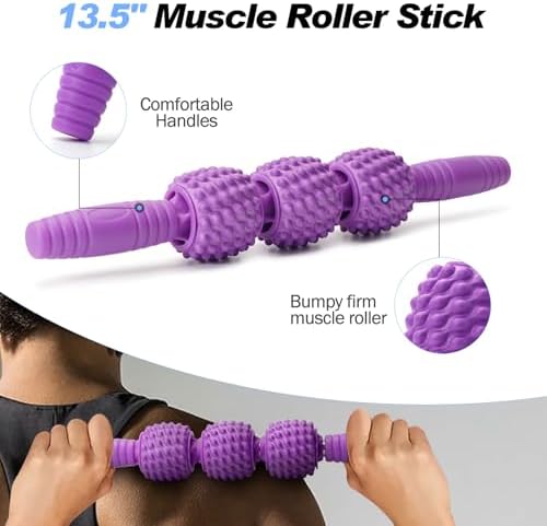 5 in 1 Foam Roller Set High Density Patented Foam Roller for Exercise