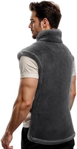 iDOO Large Weighted Electric Heating Pad for Back, Neck & Shoulders