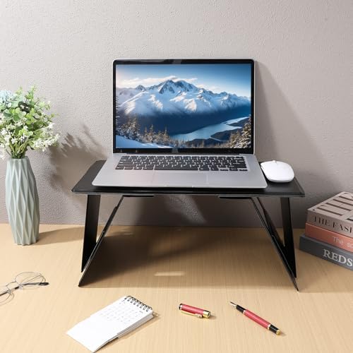 Portable Foldable Laptop Lap Desk with Adjustable Stand, Travel Laptop Table for Bed, Car Tray, Writing