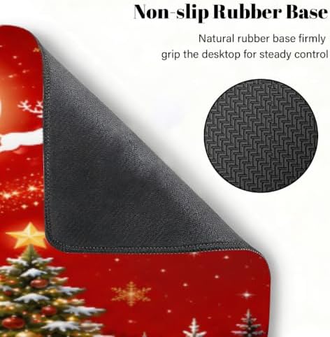 Christmas Large Mouse Pad Non-Slip Rubber Long Gaming Desk Mat