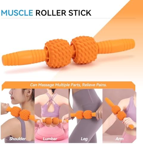 5 in 1 Foam Roller Set, High Density Patented Exercise Roller