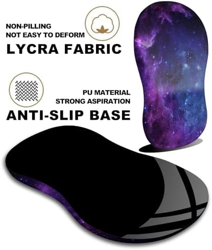 Mouse Pad Wrist Support, Ergonomic Mouse Pad with Massage Dot, Comfortable Computer Mouse Pad for Laptop, Wrist Rest Pain Relief Mousepad with Non-Slip PU Base for Office & Home, 12 x 8 in