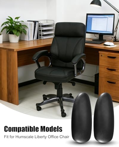 Height Adjustable Office Chair Armrest Pad Cover Fit for Humanscale Liberty