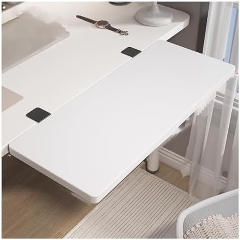 Desk Extender Tray, Clamp-on Kitchen Table Extender Extension Baffle, Ergonomic Desk Extender, Computer Armrest Table Stand, Countertop Gap Rack Suitable for Home Office Desktop Extension
