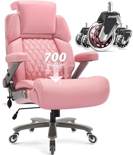 Big and Tall Office Chair 700lbs, Ergonomic High Back Computer Desk Chair