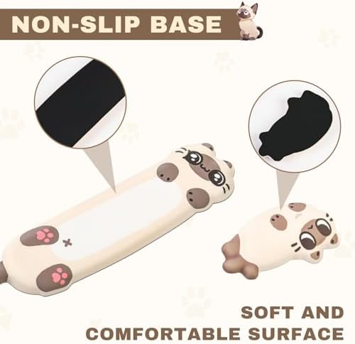 Keyboard Wrist Rest and Mouse Pad Set, Wrist Rest for Keyboard and Mouse