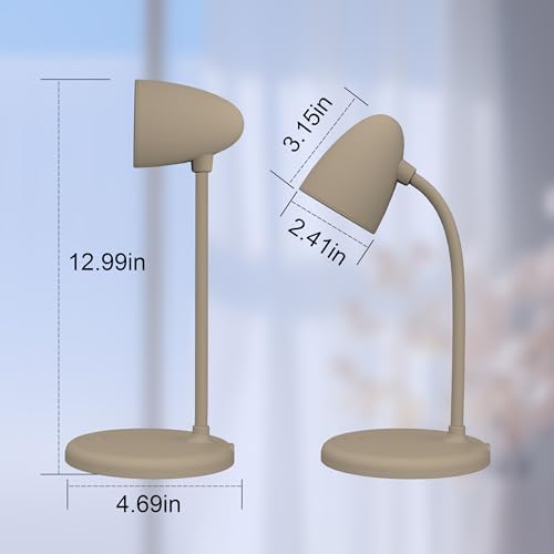 LED Desk Lamp for Home Office,Dimmable Table Lamp 3 Light Colors