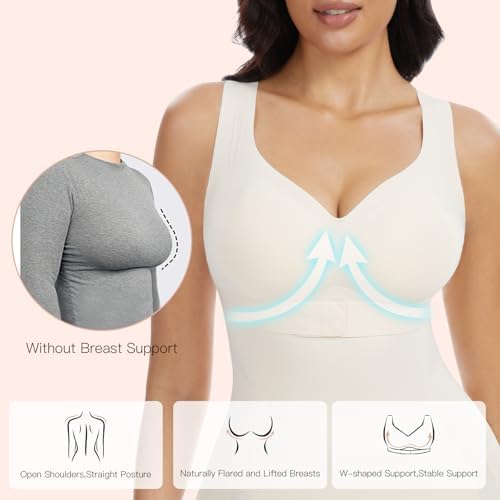 Slimers Posture Corrector Shapewear Bodysuit : Posture Bra Shapewear Tummy Control - Upper Back Support Body Shaper