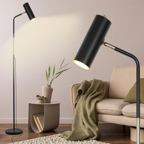 LALISU Floor Lamp, Industrial Floor Lamps for Living Rooms & Bedrooms