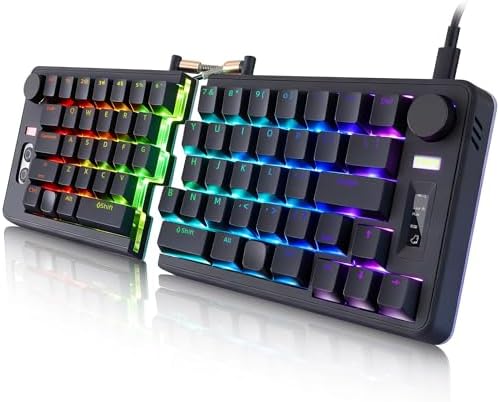 Koolertron Split Mechanical Gaming Keyboard Programmable