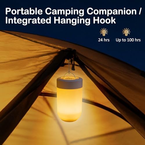 Rechargeable Night Light, Portable Bedside Lamp, Touch Dimmable Table Lamp for Nightstand, Reading & Nursery, 3 Color Temperatures, USB Rechargeable