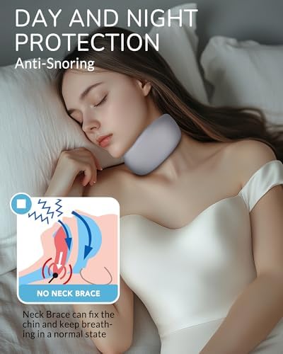 Memory Foam Neck Brace - Soft Washable Breathable Ice Silk Cervical Collar for Pain Relief & Posture Correction - Ideal for Travel, Office worker& Rehabilitation users of neck diseases