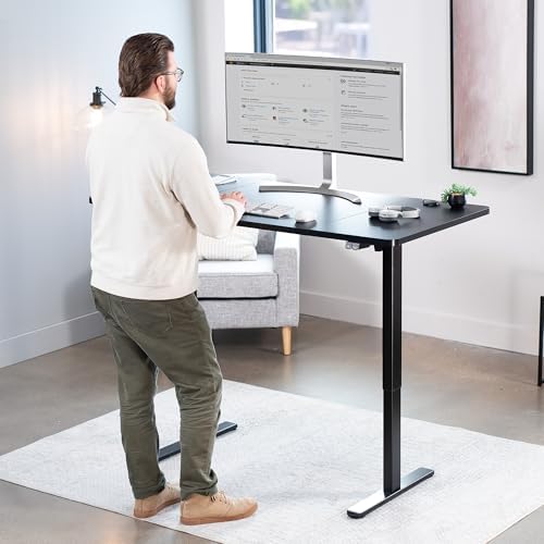 VIVO Black 60 x 30 in Standing Desk, DESK-KIT-0B6B
